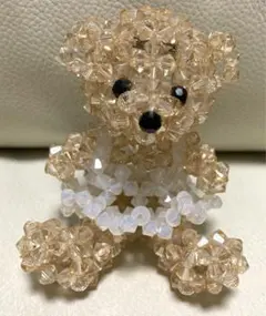 ブリニケ ベア Brinike ウェディングベア スワロフスキー クリスタル スワロフスキーで編んだ唯一のクマちゃん】 Brinike ブリニケ
