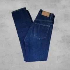 マウジー moussy ストレートデニム ダークブルー