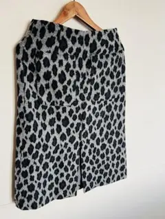 REDYAZEL ヒョウ柄　スカート　ハイウエスト　ウール