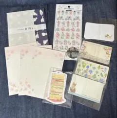 文房具 封筒 ステッカー ポストカード メッセージカード　付箋　まとめ売り