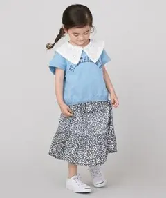 petit main（プティマイン）2WAY ティアードスカート ワンピース