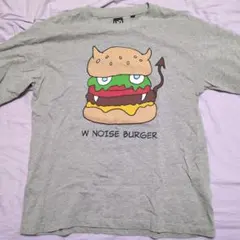 GU W NOISE BURGER プリント Tシャツ グレー Mのサムネイル