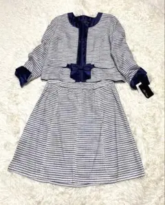 アッドルージュ　セットアップ　ツイード　ラメ　大きいサイズ　タグ付き