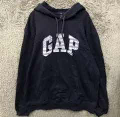 GAP メンズ　Ｌ パーカー ネイビー　星条旗　USA