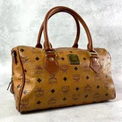良品✨MCM エムシーエム ミニボストンバッグ レザー 本革 ヴィセトス 総柄のサムネイル