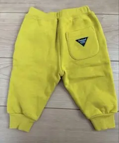 crescentイエロー 裏起毛パンツ サイズ80