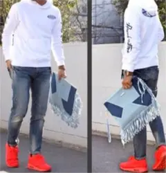 DOWBL デニム クラッチバッグ