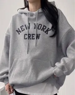【未使用】SHEIN Dazy 裏起毛オーバーサイズパーカー　グレー