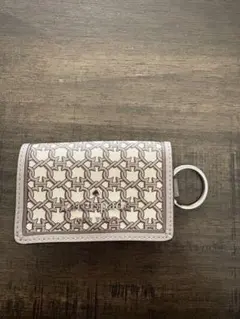 ケイトスペード　ケイトスペイド　ケートスペード　幾何学模様 レザーキーケース