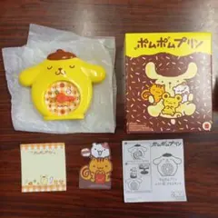 ハッピーセット マクドナルド ポムポムプリン とけい型メモスタンド