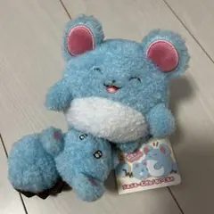 ポケモン ぶるぶるむぎゅ！ぬいぐるみ マリル　ルリリのサムネイル