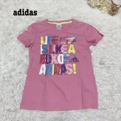 a1928【アディダス】半袖Tシャツ プリント スポーツ カジュアル ランニング