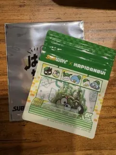 サブウェイ はぴだんぶい ステッカー　けろけろけろっぴ&バッドばつ丸のサムネイル