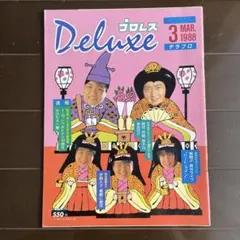 デラックスプロレス1988年3月号 女子プロレス 雑誌　デラプロ