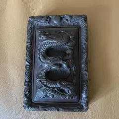 龍彫刻 書道用具 硯 スズリ 骨董品 貴重 かっこいい - メルカリ