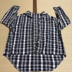 SAB STREET チェック柄 長袖シャツ ブラウスのサムネイル