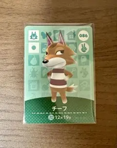 どうぶつの森　amiiboカード チーフ