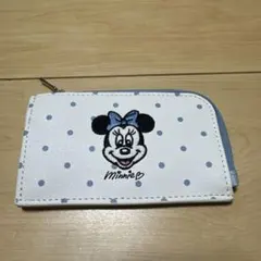ミニーマウス コインケース 水玉模様