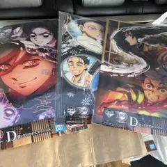 鬼滅の刃　一番くじ　 姉の仇 D賞 クリアポスター 3種3枚セット