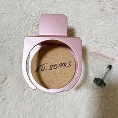 送料無料⭐️ドリンクホルダー コースター付き デスク 椅子 棚 ローズゴールド