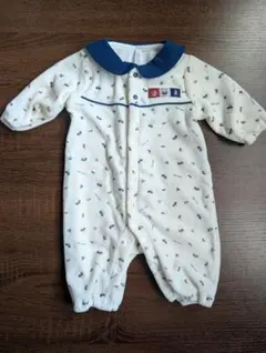 ロンパース 60〜70cm 長袖 襟付き