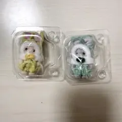 シルバニアファミリー展 くじ 赤ちゃんカラフルウサギコスチューム 2つセット