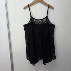 Laumeomi..起毛レースキャミソール