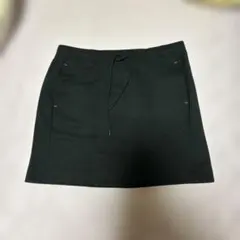 UNIQLO スウェット ミニスカート 黒　ポケット