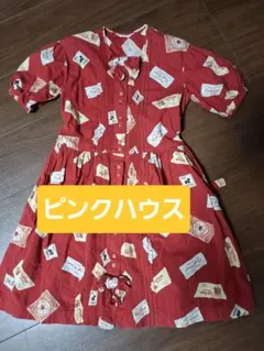 【ピンクハウス】ワンピース。Lサイズ。女の子。のサムネイル