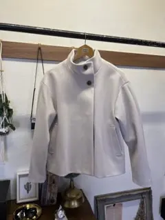 GU ニットメルトンスタンドカラー