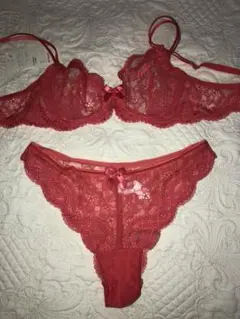 インポートデザイン 新品 ブラ＆ショーツ オレンジ