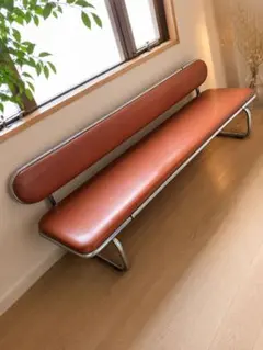 昭和レトロ プラス 4連ロビーチェア 216cm 赤 ベンチ 長椅子 待合椅子 昭和レトロ プラス 4連ロビーチェア 216cm 赤 ベンチ 長椅子 待合椅子