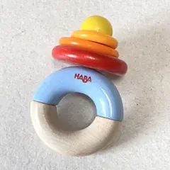 美品 HABA 木製ラトル カラフルのサムネイル