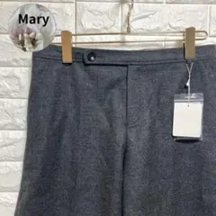 【ヒューマンウーマン】（L）ウールワイドショートパンツ ジップアップ ガウチョ