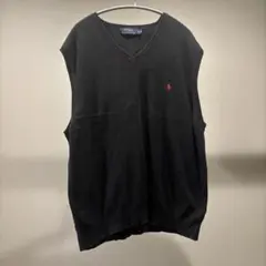 Polo Ralph Lauren ブラックベスト XXL