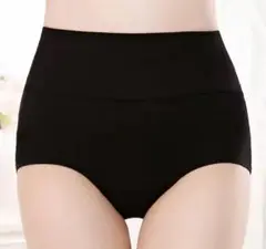④コットンショーツ パンツ 黒 ブラック 1枚
