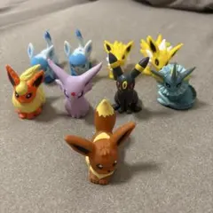 ポケモンキッズ　指人形　ブイズ　9体セット