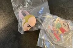 ガシャポン　しんちゃんヘンダーランドの大冒険　めじるしアクセサリー　マカオリング