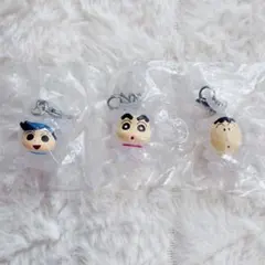 〘 クレヨンしんちゃん めじるしアクセサリー〙かすかべ防衛隊3種セット