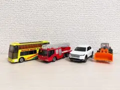 【トミカ】ミニカー 4台セット はとバス 消防車 ホンダ SUV ショ