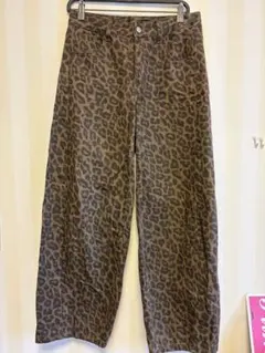 SHEIN DAZY レオパード パンツ