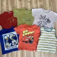 保育園着 Tシャツ 6枚セット まとめ売り　男の子　女の子のサムネイル
