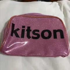 kitson ポーチ ピンク ラメ