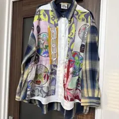 ともちさま専用ScoLar スカラー　切り替えシャツ　Mサイズ