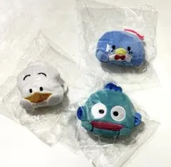 【24h以内発送】サンリオ はぴだんぶい ぬいぐるみバッジ 3個セット