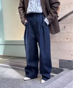 roku デニム　パンツ　タックパンツ　6 スラックスのサムネイル