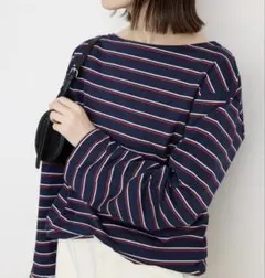 SLOBE IENA マルチボーダーロンTEE
