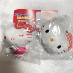 新品未使用　サンリオ　ハローキティ　ぬいぐるみボールチェーン　チェック