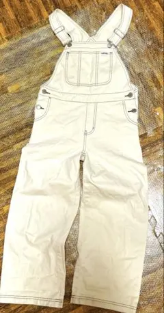 クリーム色オーバーオール 100cm~