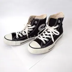 コンバース　オールスター　24.5cm　ハイカット　スニーカー　ブラック　黒